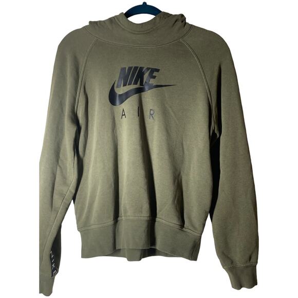 Nike Green Hooded Pullover Sweatshirt - M - Picture 1 of 5
